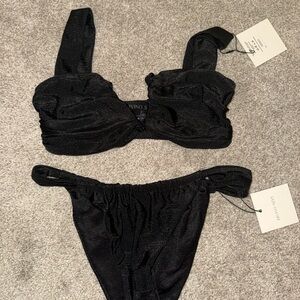 Black Two-Piece Swimsuit by Divini Swim